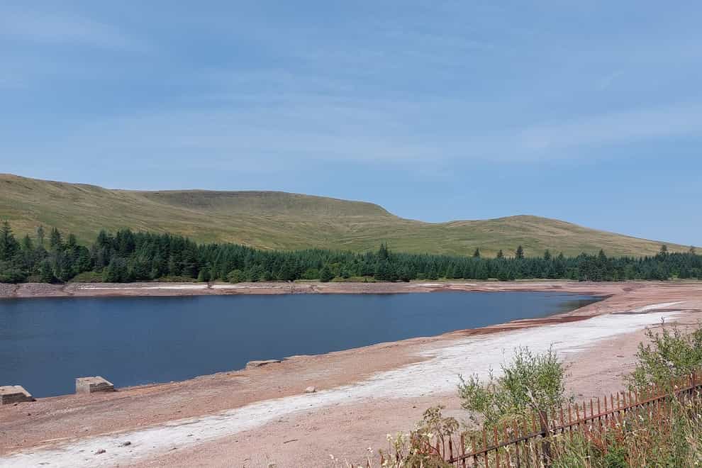 The Beacons Reservoir, Powys. (Kay Roberts/Natural Resources Wales/PA)