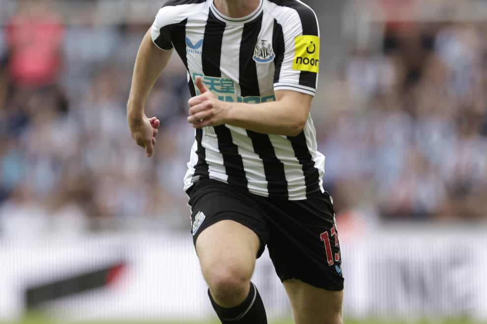 Newcastle full-back Matt Targett is a doubt for Sunday’s Premier League clash with Manchester City (Richard Sellers/PA)