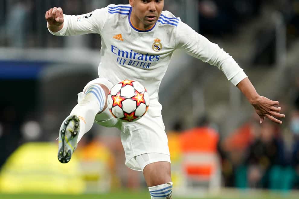 Casemiro is closing in on a move to Manchester United from Real madrid (Nick Potts/PA)