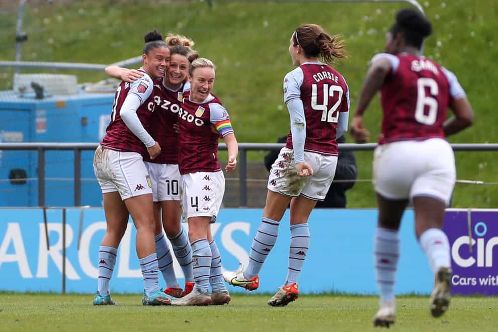 Aston Villa’s women have attributed their surge in season ticket sales to the impact of England’s Lionesses (Bradley Collyer/PA)