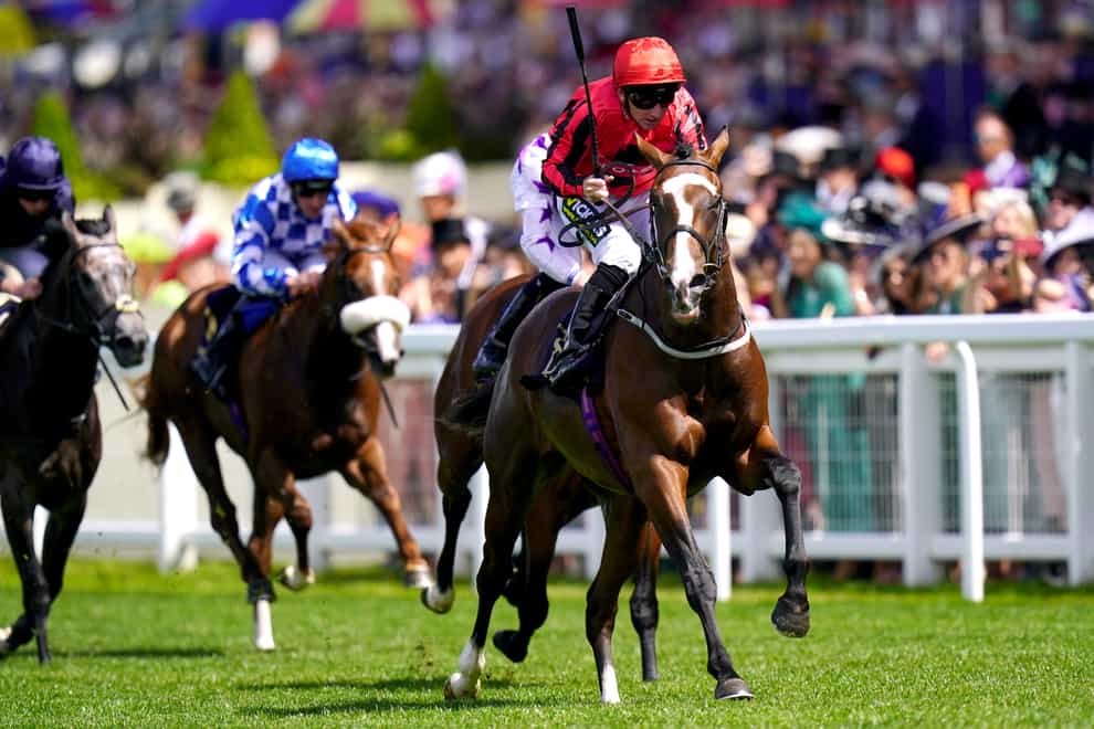 The Ridler (right) winning the Norfolk Stakes at Royal Ascot (Adam Davy/PA)