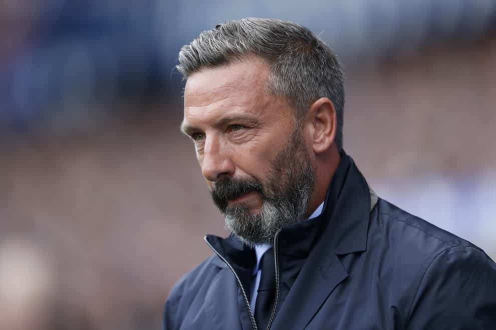 Derek McInnes was disappointed his side lost to 10-man Ross County (Will Matthews/PA)