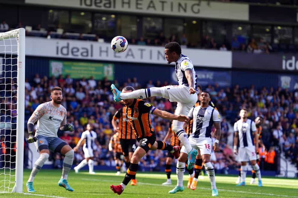 West Bromwich Albion’s Grady Diangana was a stand-out (David Davies/PA)