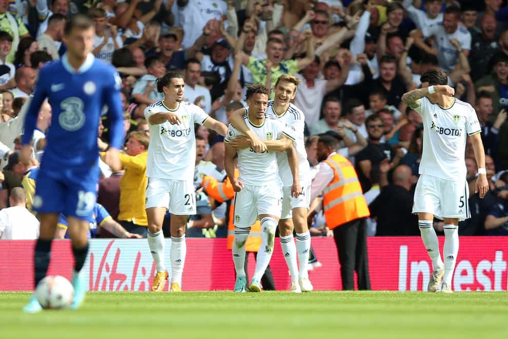 Rodrigo was among the Leeds goalscorers (Nigel French/PA)