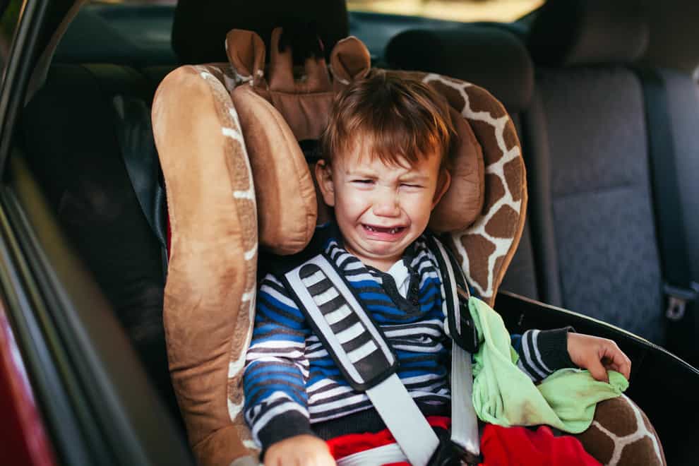 Boredom is the primary cause of children’s backseat tantrums, cited by 68% of parents (Alamy/PA)