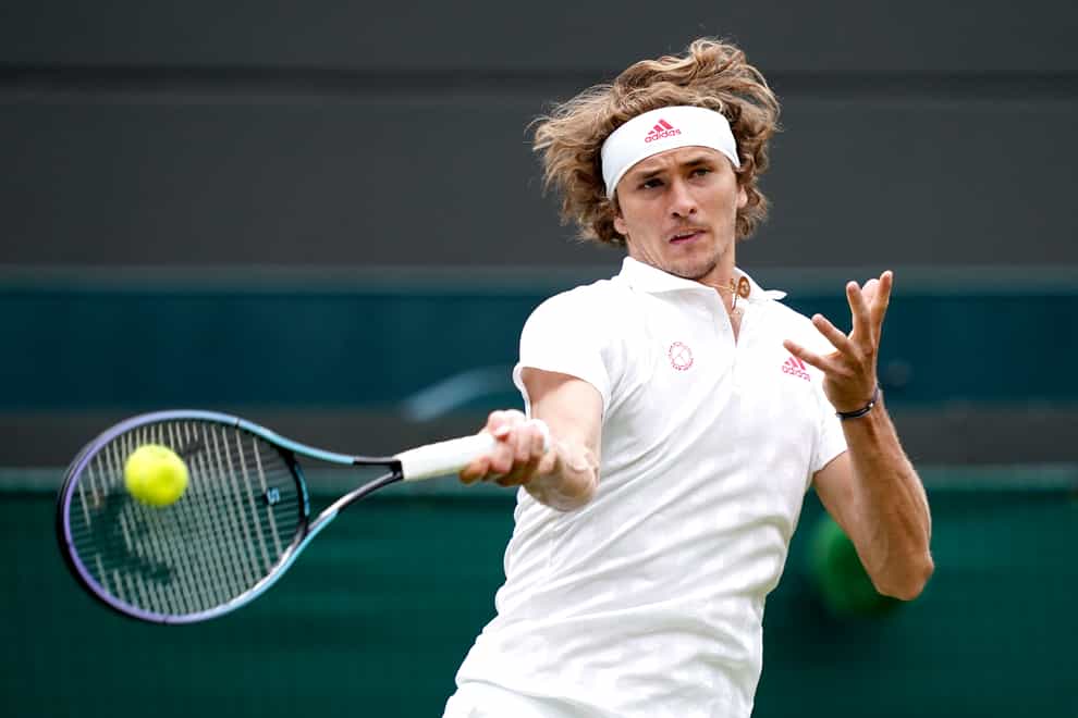 Alexander Zverev is still working his way back to full fitness after ankle surgery (John Walton/PA)