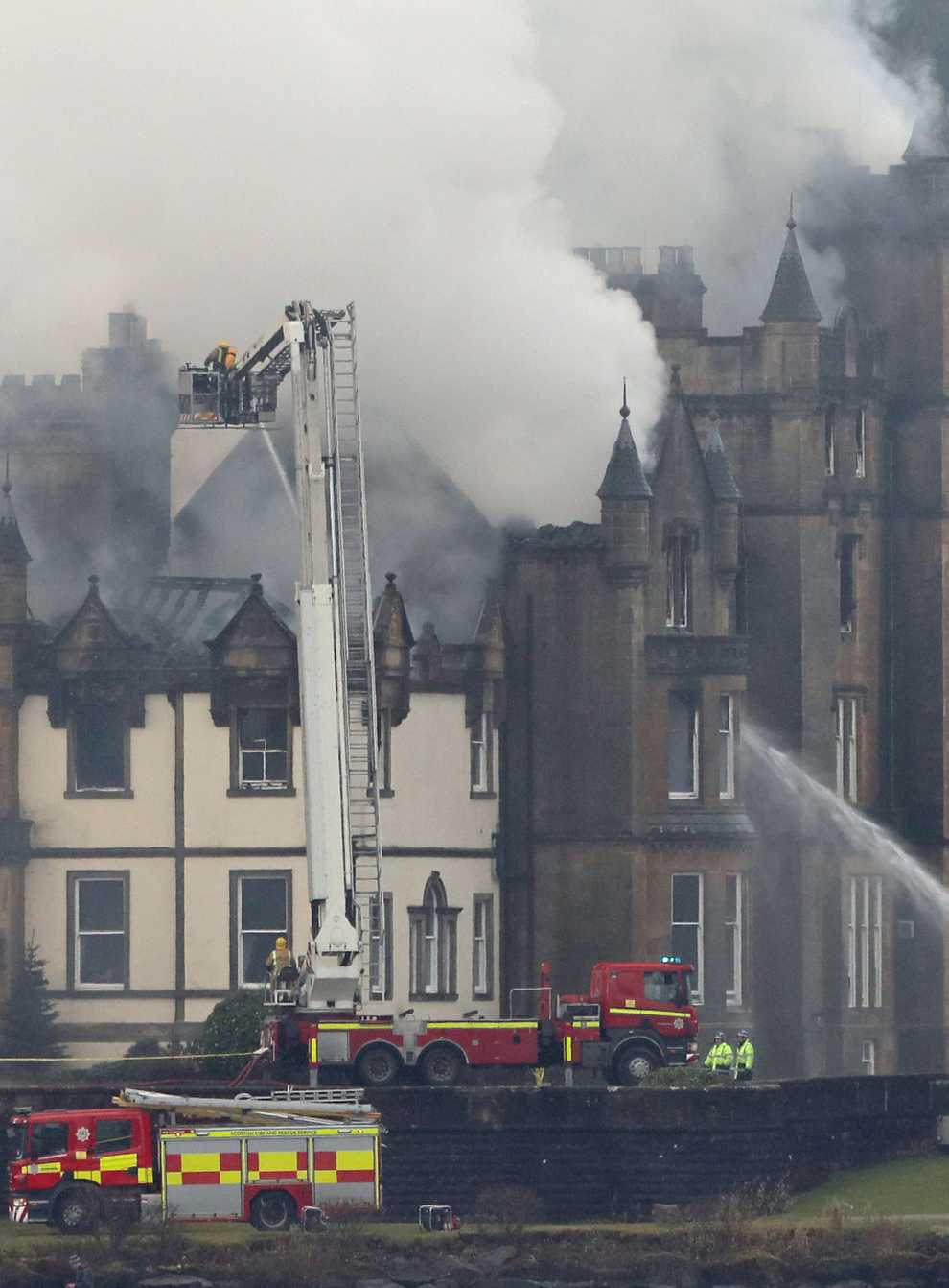 The blaze in December 2017 claimed two lives and caused extensive damage to the hotel on the banks of Loch Lomond (Andrew Milligan/PA)