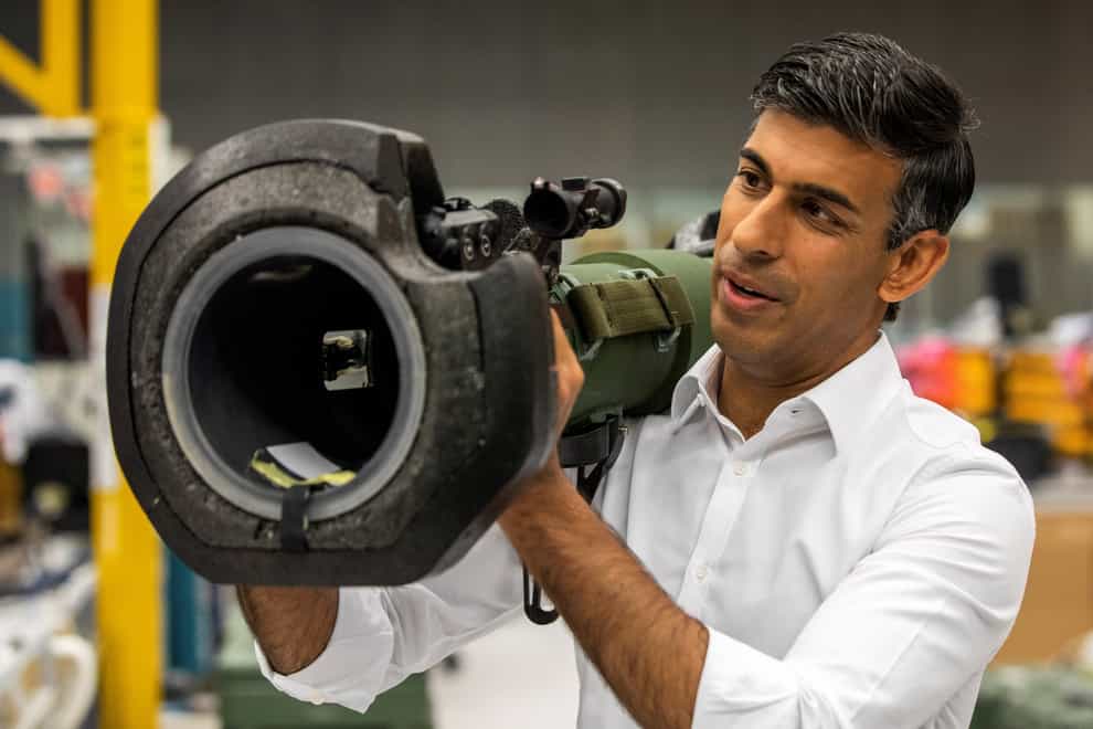 Rishi Sunak unveiled plans to make the UK a ‘science superpower’ as he pledged to create a UK alternative to the EU’s flagship research funding programme (Paul Faith/PA)