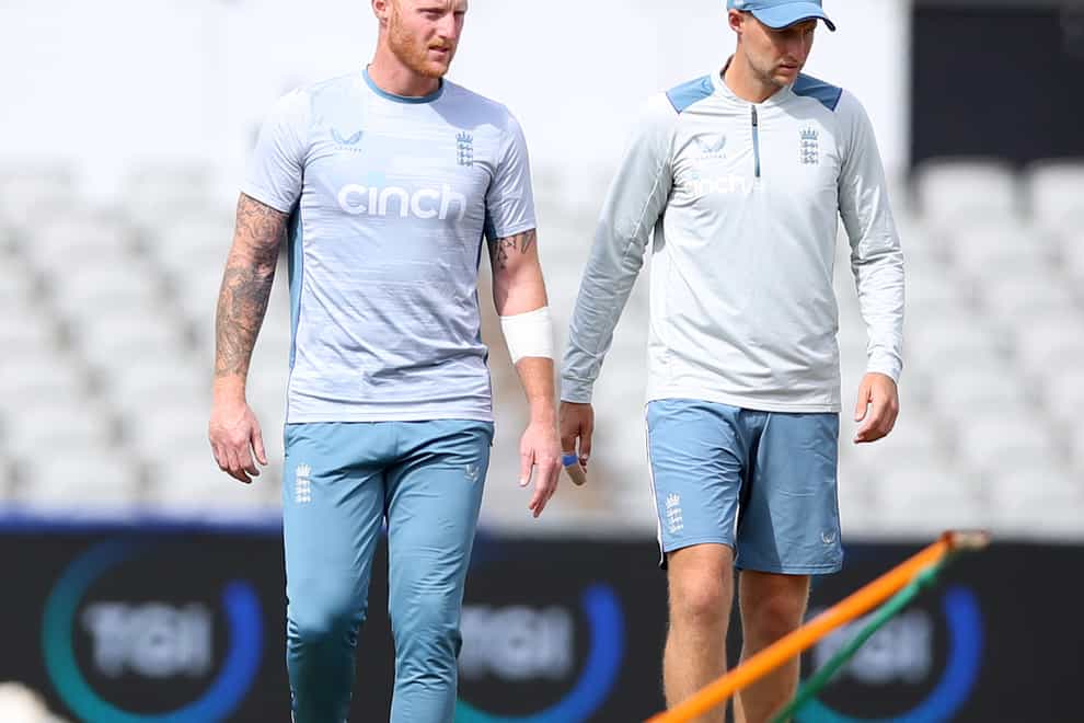 Joe Root (right) has lauded Ben Stokes (left) for his bravery (Nigel French/PA)