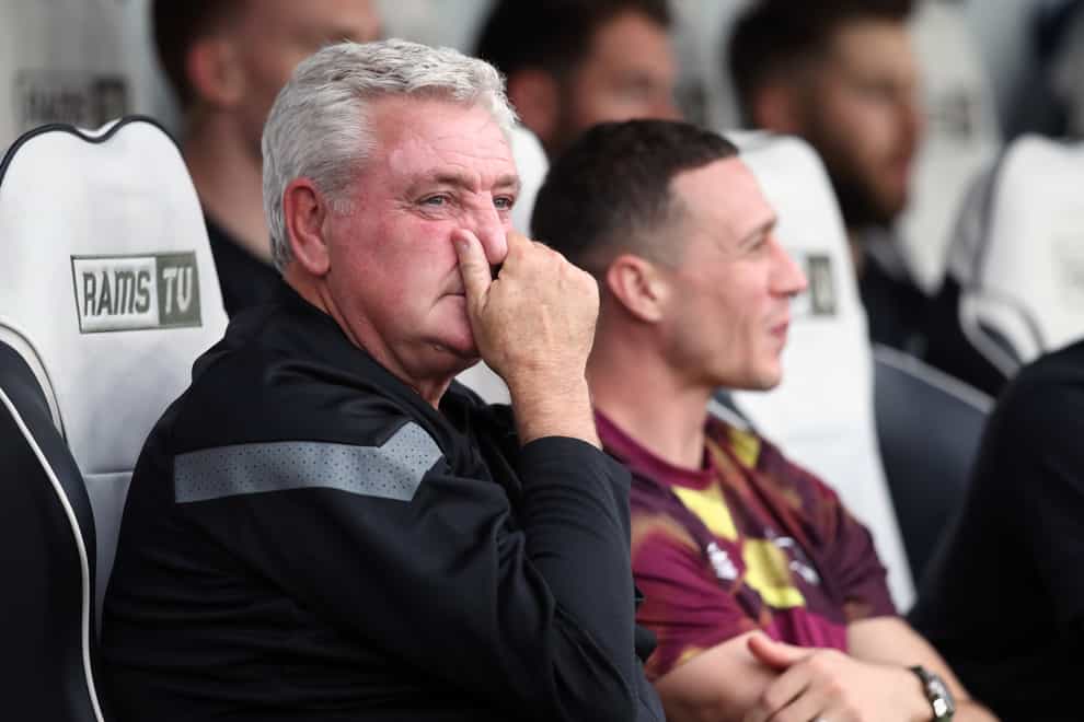 Steve Bruce’s side were knocked out of the Carabao Cup (Scott Wilson/PA)