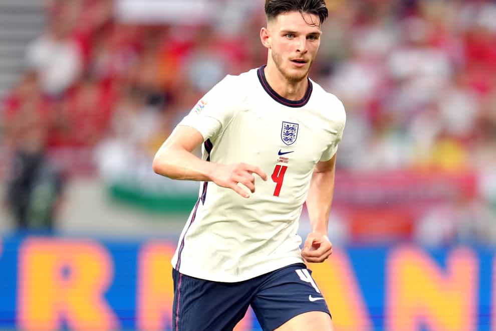 Declan Rice believes how the country rallied around the England women’s team during their Euro 2022 triumph at Wembley in July was “special” (Nick Potts/PA)