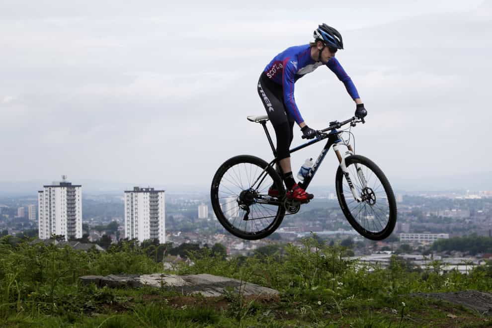 Mountain biker Rab Wardell suffered a cardiac arrest while at home with his partner Katie Archibald (Danny Lawson/PA)