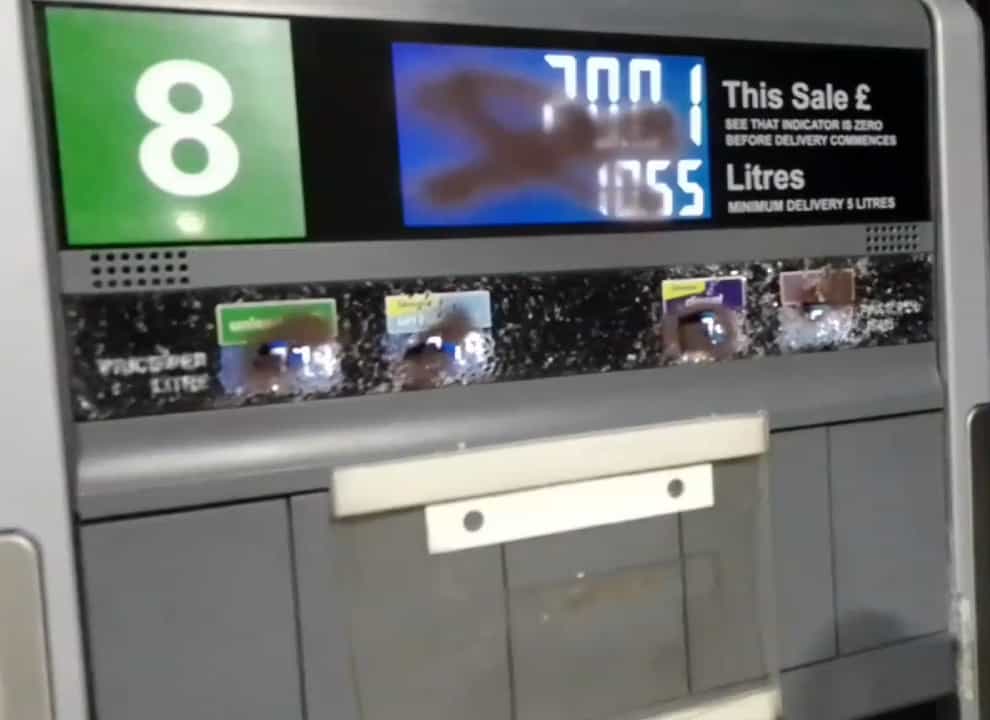 Thirty-one people were arrested after demonstrators blocked petrol stations and sabotaged fuel pumps at four M25 service stations on Wednesday morning (Just Stop Oil/PA)