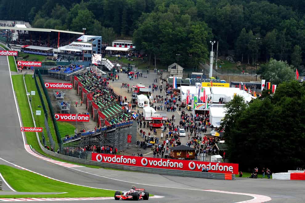 The Spa-Francorchamps circuit has been a significant fixture on the F1 calendar (Rui Vieira/PA)