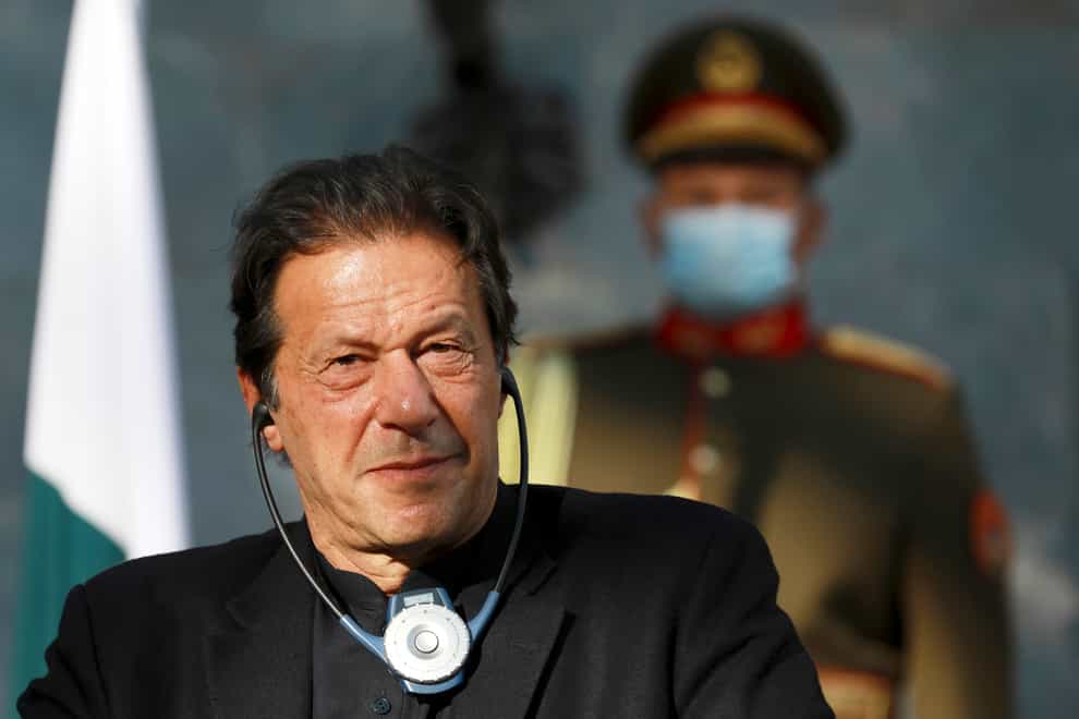 Ex-Pakistan prime minister Imran Khan (Rahmat Gul/AP)