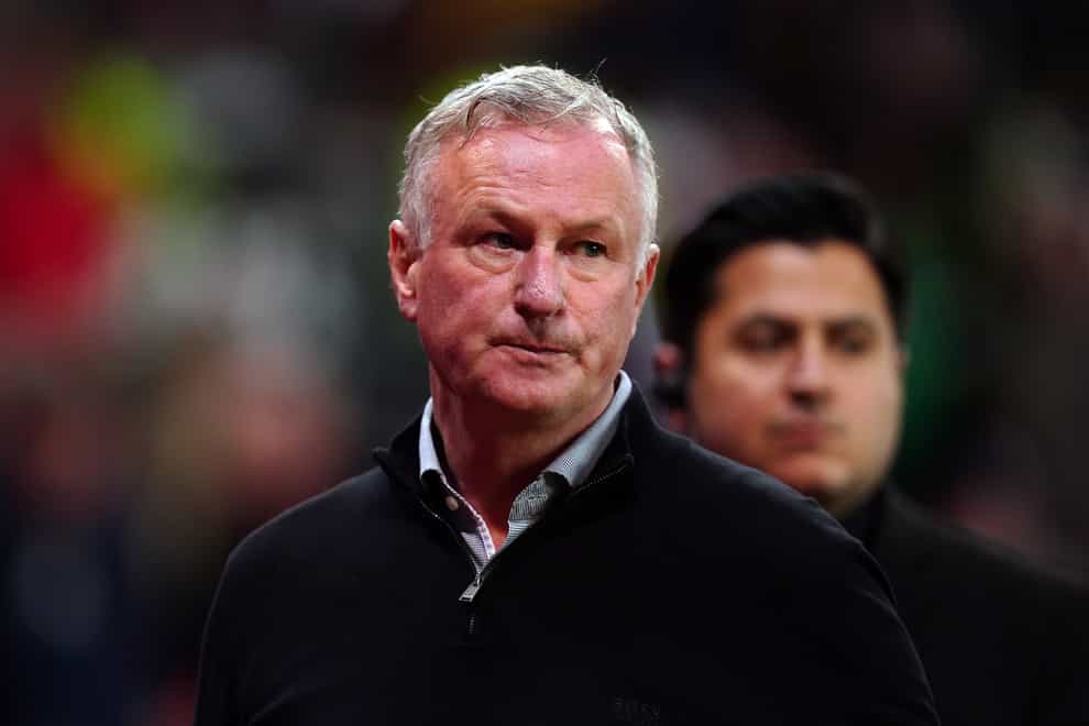 Michael O’Neill was appointed Stoke boss in November 2019 (Martin Rickett/PA).