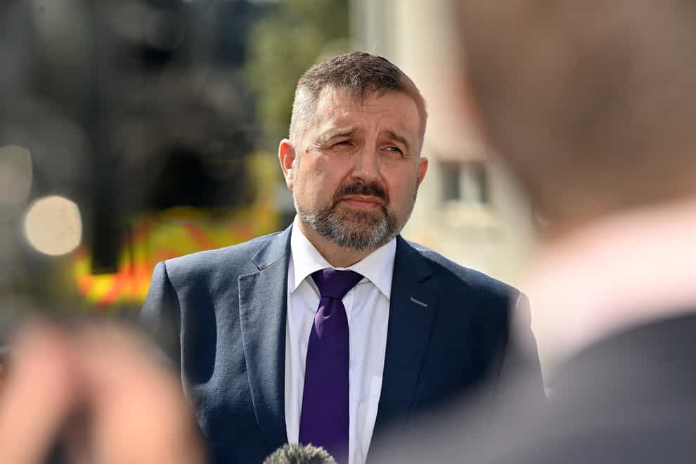Health Minister Robin Swann has warned that patients and healthcare workers must not be left to pay the price of political irresponsibility in Northern Ireland (Oliver McVeigh/PA)