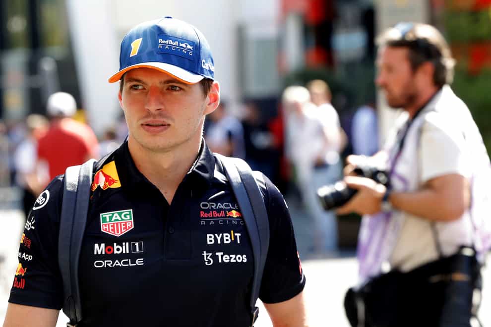 Max Verstappen is set to start at the back for the Belgian Grand Prix (Olivier Matthys/AP)