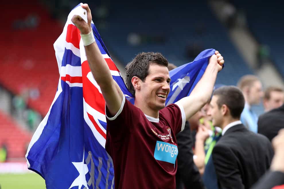 Ryan McGowan won the Scottish Cup with Hearts in 2012 (Lynne Cameron/PA)
