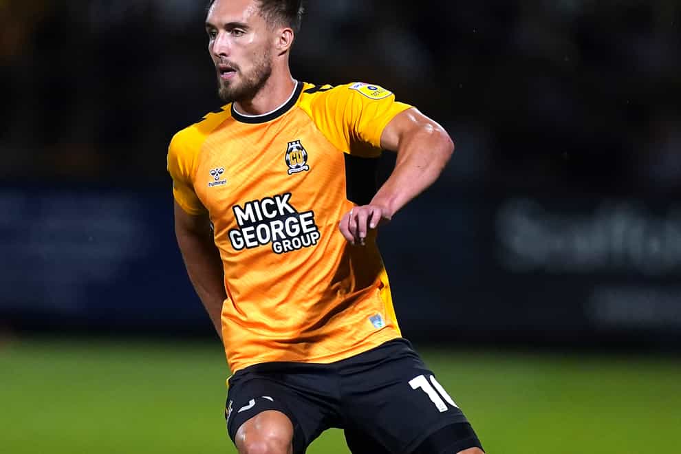 Sam Smith scored a hat-trick as Cambridge came from behind to beat Burton 4-3 (Adam Davy/PA)
