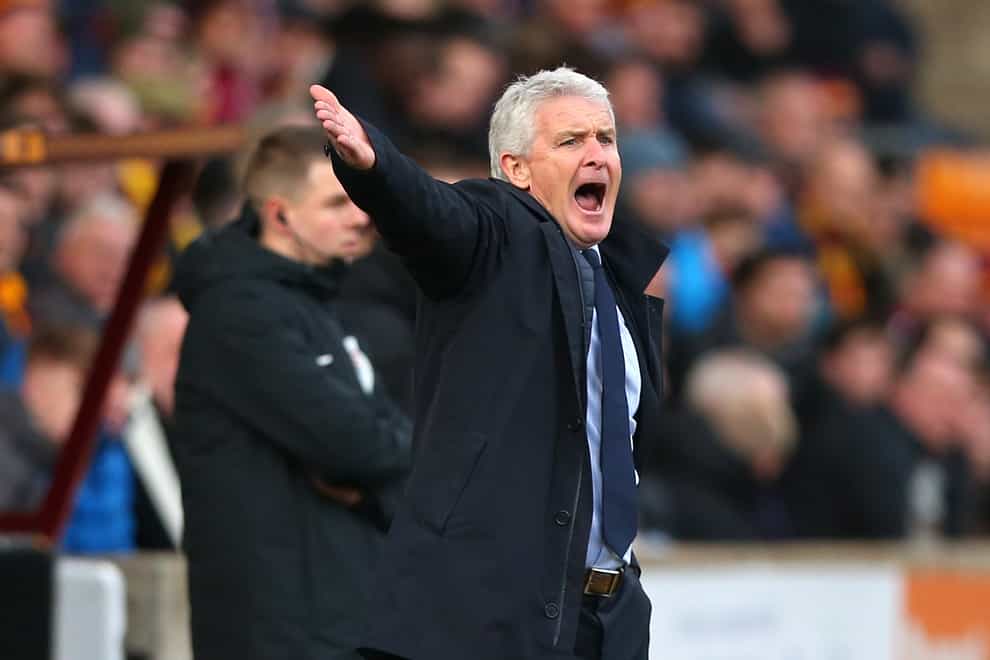 Mark Hughes was disappointed not to get a penalty (Tim Markland/PA)