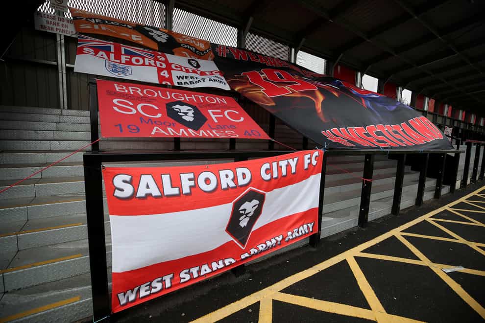 Salford boss Neil Wood says confidence is growing after a 1-0 win over Stevenage ( Nick Potts/PA Images).