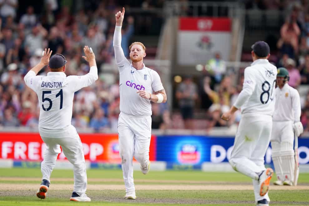 Ben Stokes feels England’s win over South Africa in the second Test has set the benchmark (Mike Egerton/PA)