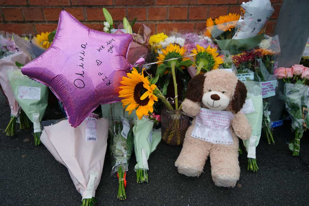 Anyone withholding information is protecting the killers of nine-year-old Olivia Pratt-Korbel and others murdered in Liverpool recently, police said (Peter Byrne/PA)