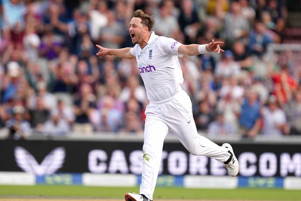 Ollie Robinson enjoyed a memorable return to Test cricket (Mike Egerton/PA)