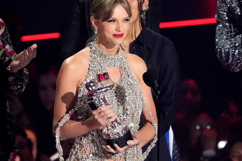 Taylor Swift announces new album as she scoops top MTV VMA prizeTaylor Swift announces new album as she scoops top MTV VMA prize (Charles Sykes/AP)