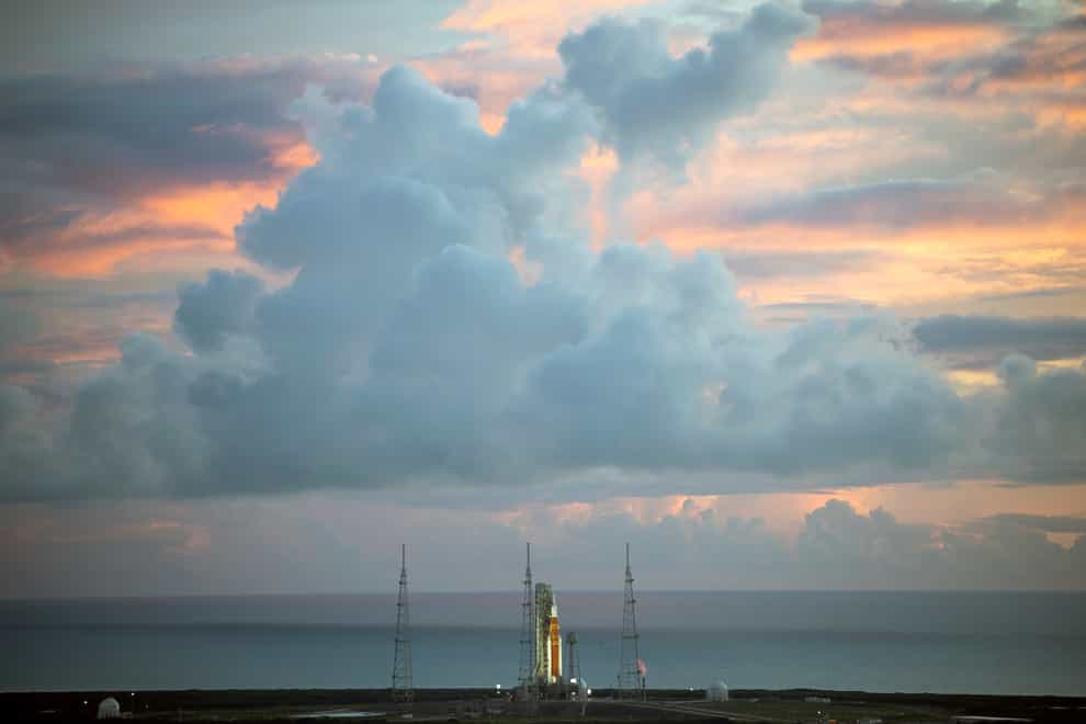 An engine problem is threatening to postpone the launch of Nasa’s Artemis 1 Moon rocket launch (Joel Kowsky/NASA via AP)