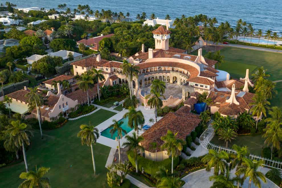 Donald Trump’s Mar-a-Lago estate in Palm Beach, Florida (Steve Helber/AP)