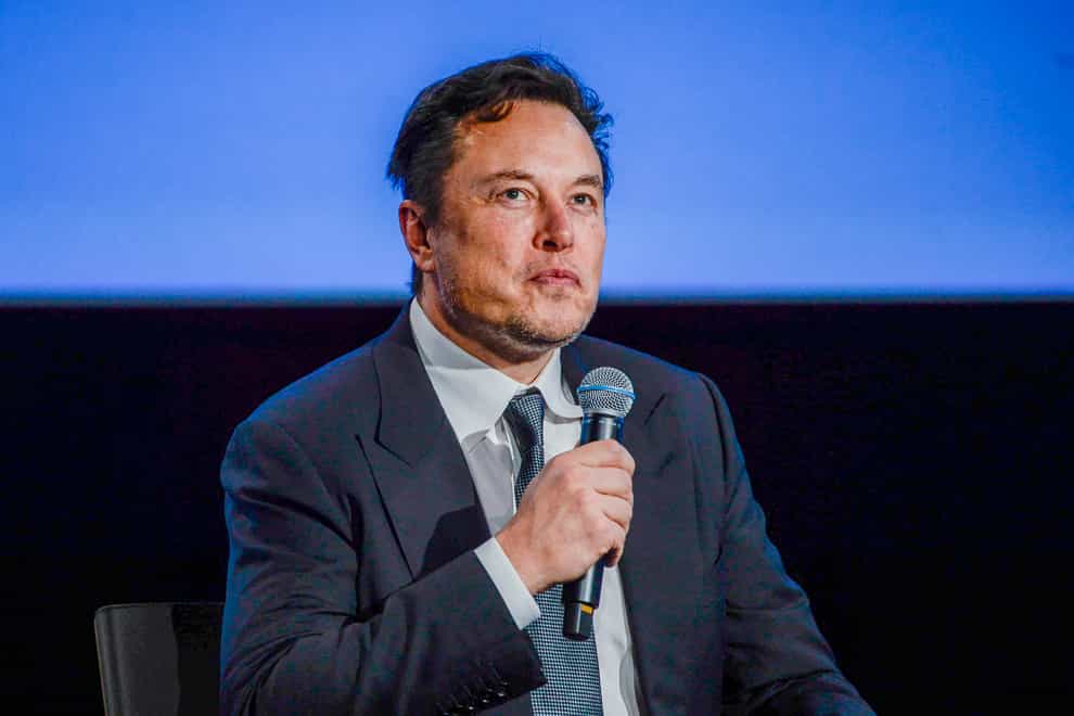 Elon Musk (Carina Johansen/NTB Scanpix via AP)