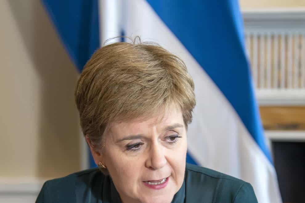 First Minister Nicola Sturgeon chairs the Scottish energy summit at Bute House in Edinburgh to discuss what can be done to mitigate the impact of soaring energy bills. Picture date: Tuesday August 23, 2022.