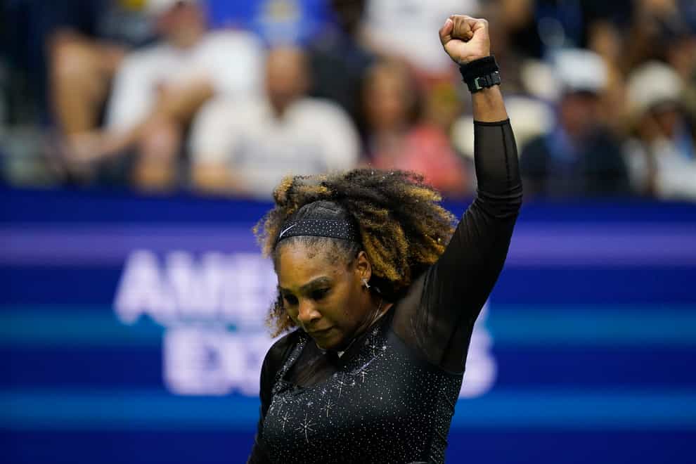 Serena Williams showed an adoring US Open crowd that she is not finished just yet with victory over Danka Kovinic to extend her farewell tour (Charles Krupa/AP)