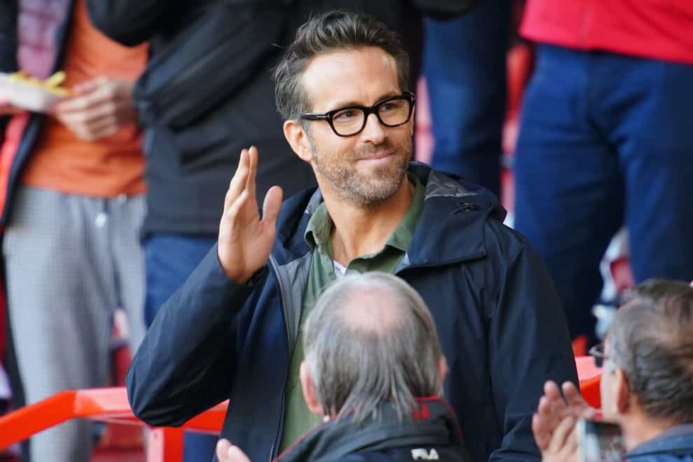 Wrexham co-owner Ryan Reynolds has criticised the National League for failing to consider allowing clubs to stream live matches at home and abroad (Peter Byrne/PA)