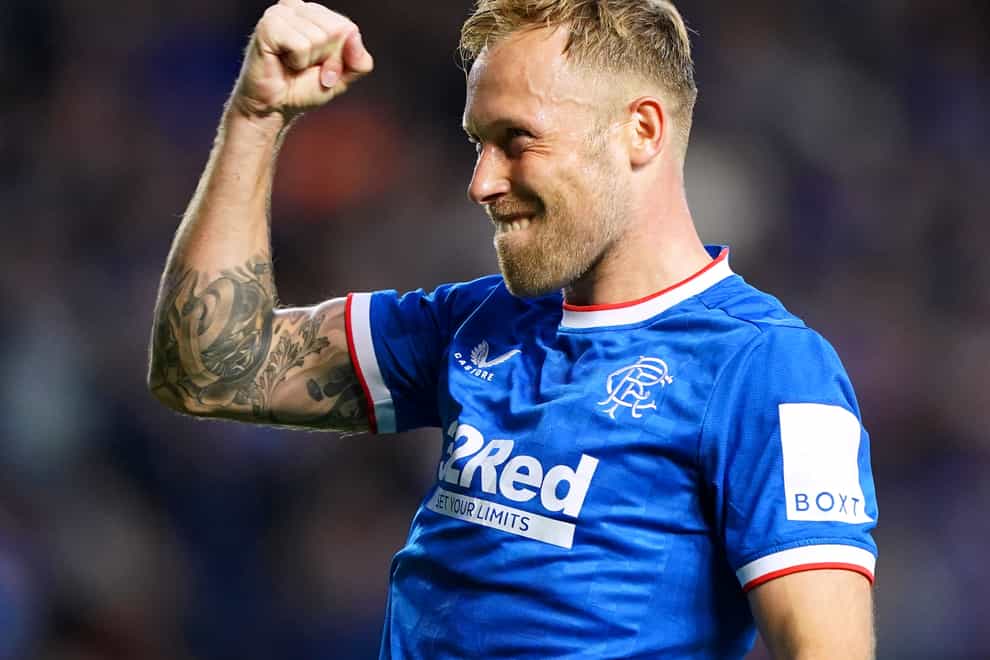 Rangers’ Scott Arfield scores double against Queen of the South (Andrew Milligan/PA)