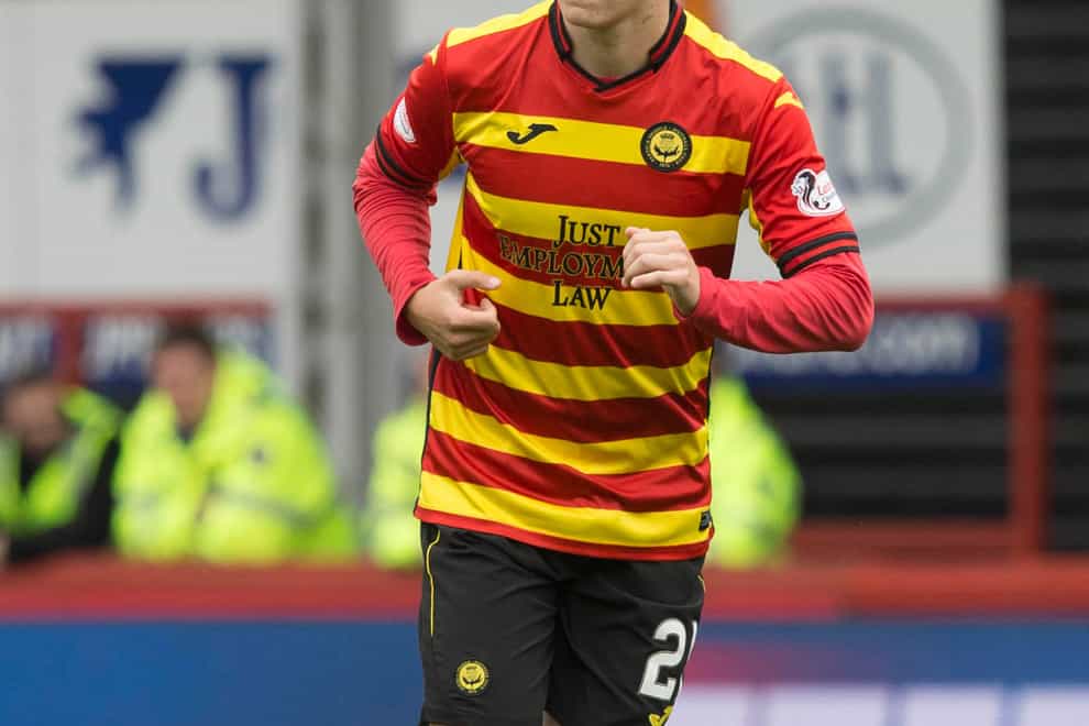 Aidan Fitzpatrick’s goal took Partick Thistle into the last eight of the Scottish League Cup (Jeff Holmes/PA)