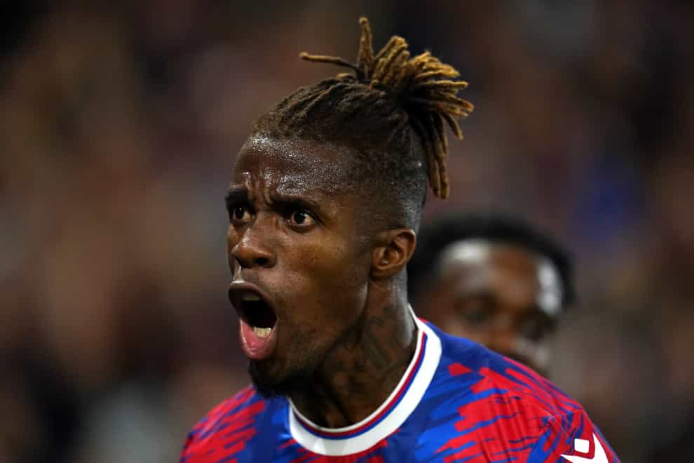 Wilfried Zaha remains the subject of speculation (Nick Potts/PA)