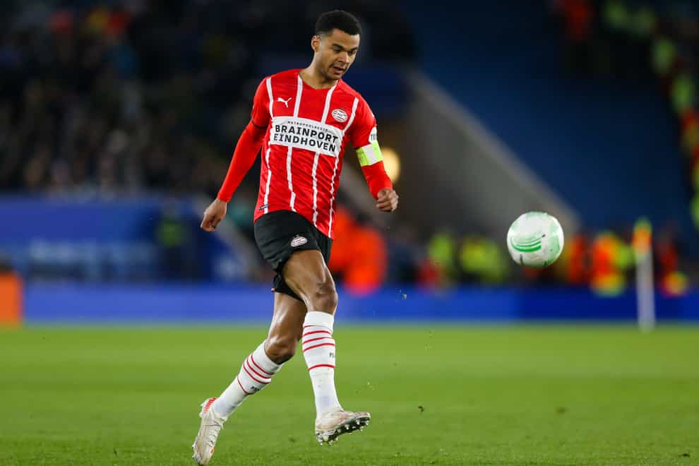 The Telegraph reports Everton and Leeds have joined Southampton in a race for 23-year-old PSV Eindhoven winger Cody Gakpo (Zak Goodwin/PA)
