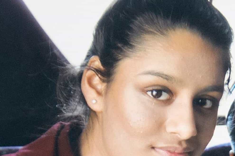 Shamima Begum was smuggled into Syria by a Canadian spy, according to reports (PA)