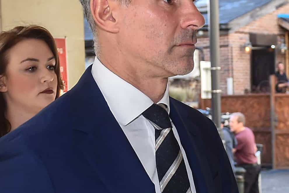 Former Manchester United footballer Ryan Giggs arrives at Manchester Crown Court where he is accused of controlling and coercive behaviour against ex-girlfriend Kate Greville between August 2017 and November 2020. Picture date: Wednesday August 31, 2022.