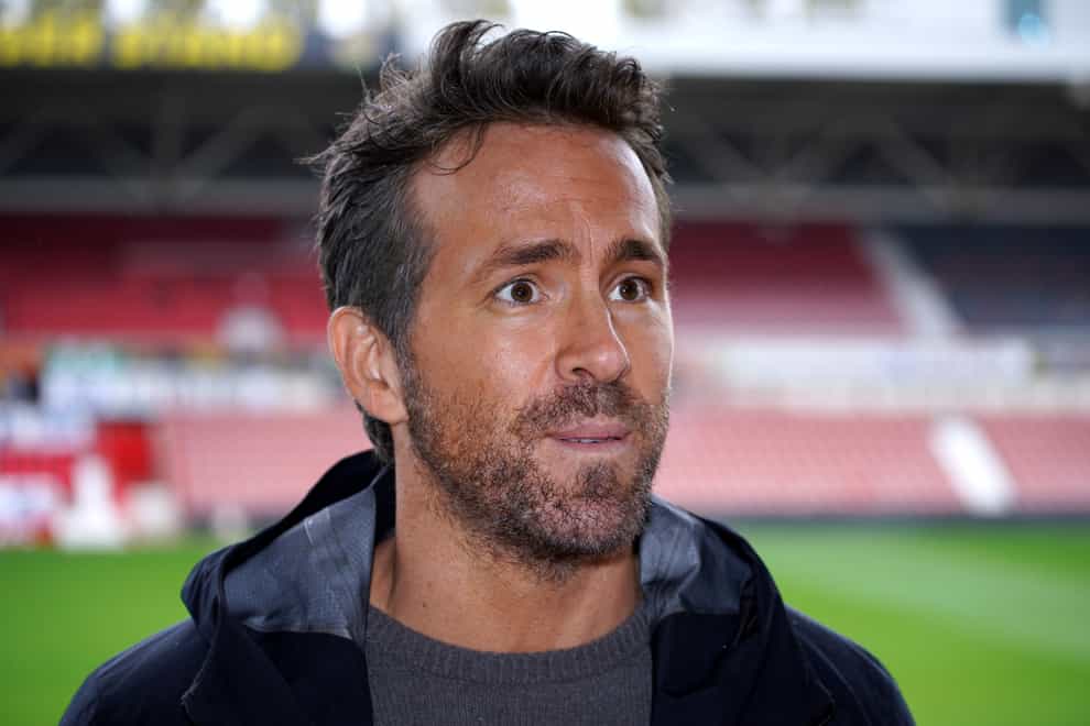 Wrexham co-owner Ryan Reynolds has criticised the National League for failing to consider allowing clubs to stream live matches (Peter Byrne/PA)