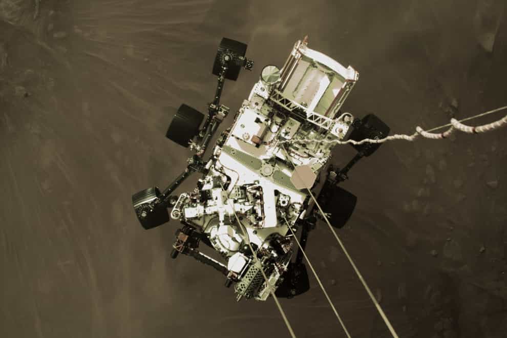 Nasa Perseverance rover on Mars (Nasa/JPL-Caltech)