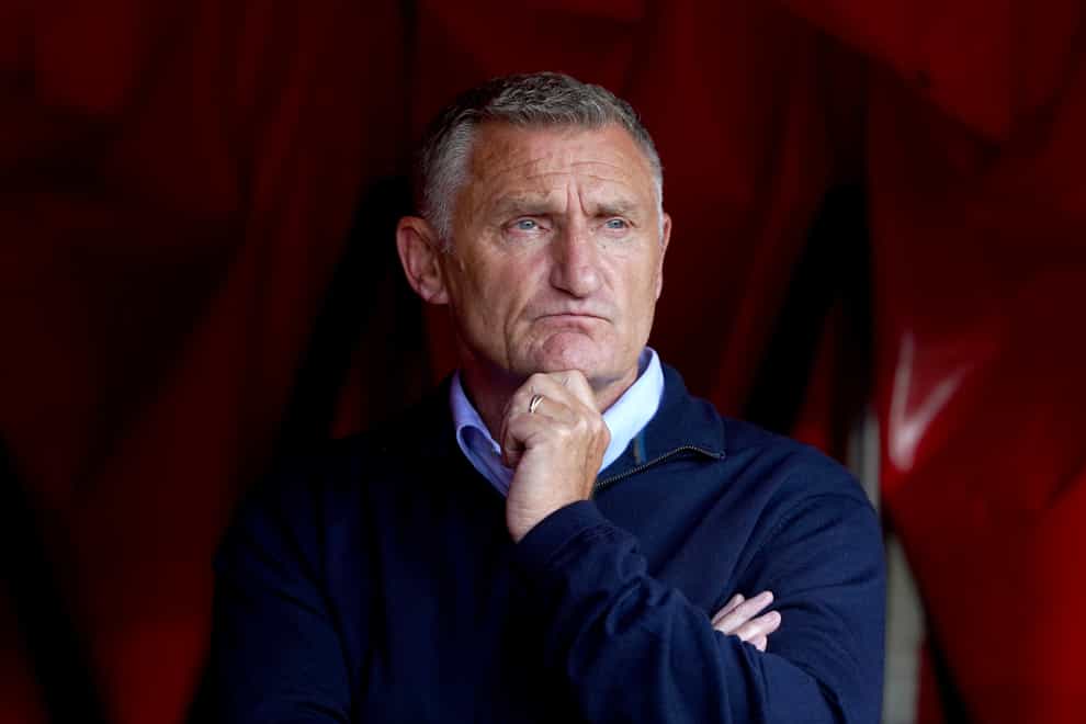 Tony Mowbray oversaw a win in his first game in charge of Sunderland (Owen Humphreys/PA)