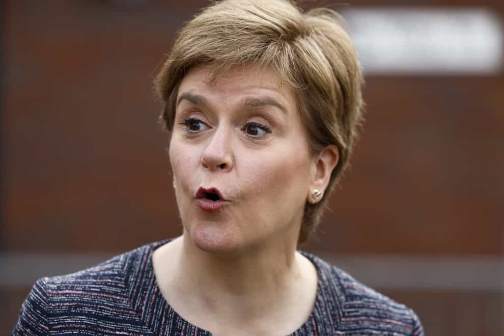 First Minister Nicola Sturgeon is to chair talks on Thursday in a bid to end the strike by council workers which has seen rubbish pile up in the streets across Scotland (Jeff J Mitchell/PA)