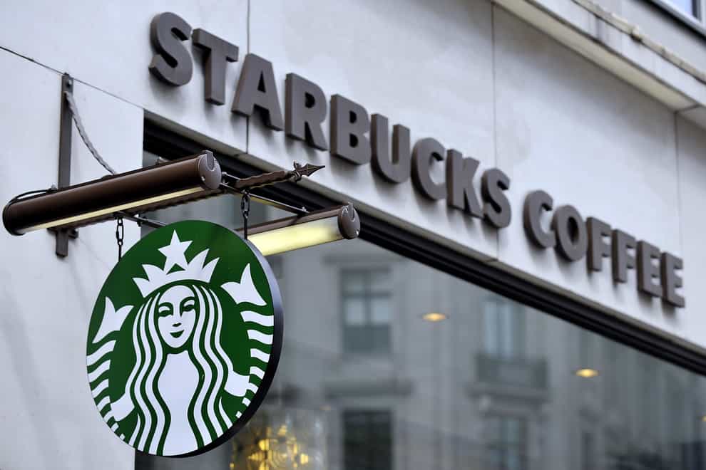 The coffee giant said Mr Narasimhan will join Starbucks on October 1 (Nick Ansell/PA)