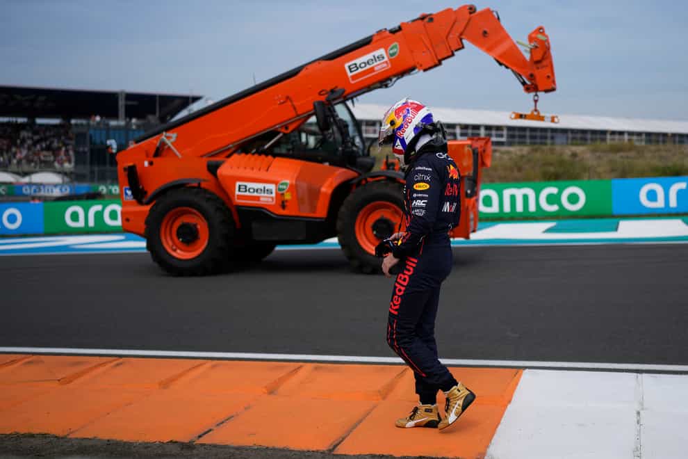 Max Verstappen broke down in first practice (Peter Dejong/AP)