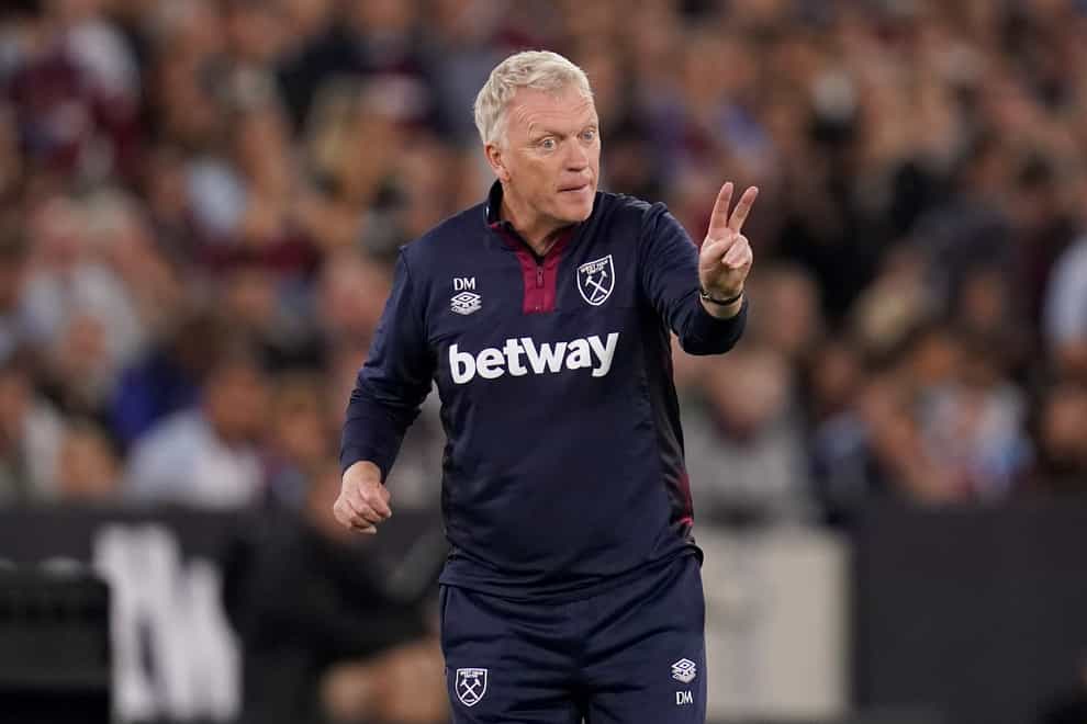David Moyes believes West Ham have built a strong squad (John Walton/PA)
