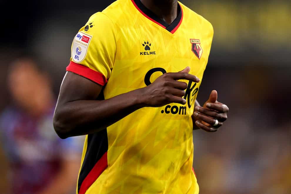 Vakoun Bayo scored Watford’s equaliser (John Walton/PA)